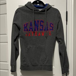 Kansas Jayhawks Gray Hoodie